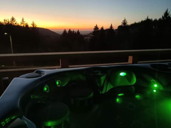 Chalet Neuf Avec Jacuzzi Privé, Vue Imprenable Sur Massif Des Vosges *