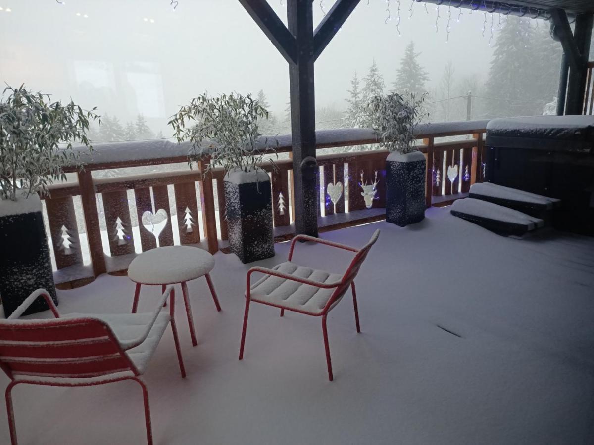 Neuf Avec Jacuzzi Privé, Vue Imprenable Sur Massif Des Vosges Chalet Belfahy